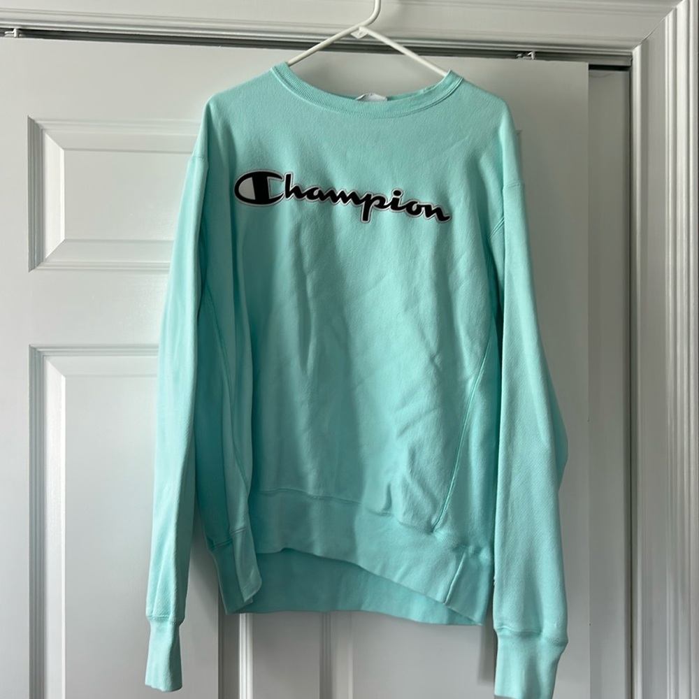 TEAL CHAMPION CREWNECK